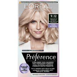 L'Oréal Paris Préférence Cool Blondes 9.12 Zeer Licht As Beigeblond