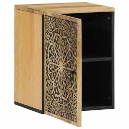 vidaXL Badkamerwandkast 38x33x48 cm massief mangohout