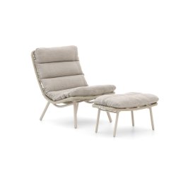 + 15% kassakorting | Forza Marradi lounge tuinstoel met voetenbank - Laagste prijsgarantie!
