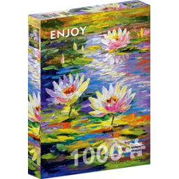 Water Lilies in the Pond Puzzel (1000 stukjes)