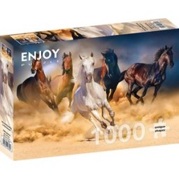 Horses Running in the Desert Puzzel (1000 stukjes)