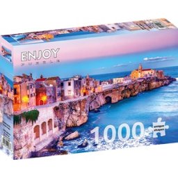 Vieste on the Rocks, Italy Puzzel (1000 stukjes)