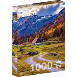Cottage in the Mountains Puzzel (1000 stukjes)