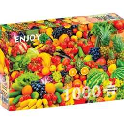 Fruits and Vegetables Puzzel (1000 stukjes)