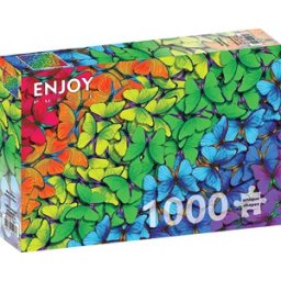 Rainbow Butterflies Puzzel (1000 stukjes)
