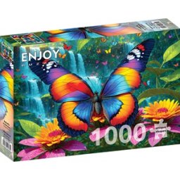 Butterfly in the Forest Puzzel (1000 stukjes)