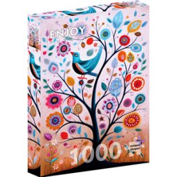 May the Bluebird of Happiness Fly Into Your Tree Puzzel (1000 stukjes)