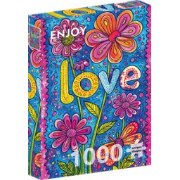 Floral Love Puzzel (1000 stukjes)