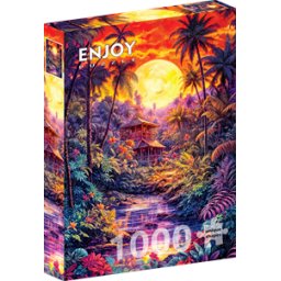 Jungle Twilight Puzzel (1000 stukjes)