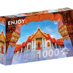 The Marble Temple - Bangkok Puzzel (1000 stukjes)