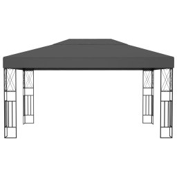 vidaXL Prieel 3x4 m stof antraciet