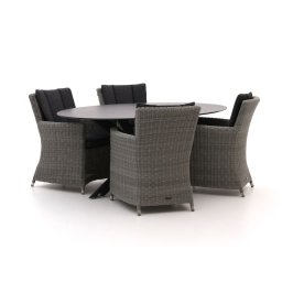 + 15% kassakorting | Intenso Adriano/Furato ellips 200cm dining tuinset 5-delig - Laagste prijsgarantie!