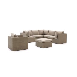 + 15% kassakorting | Forza Cecita hoek loungeset 7-delig 6-zits - Laagste prijsgarantie!