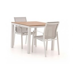 + 15% kassakorting | Forza Altea/Fidenza 90cm dining tuinset 3-delig stapelbaar - Laagste prijsgarantie!