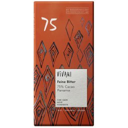 Vivani Chocoladereep Puur 75% Cacao