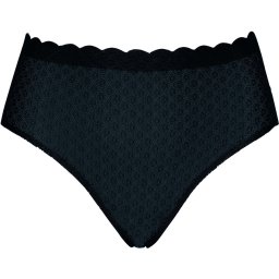 sloggi - Maat L - ZERO Feel Lace High Waist Brief - Zwart