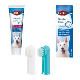 Trixie Set: Tandpasta, tandverzorgingsvingerlingen, tandverzorgingsspray voor honden