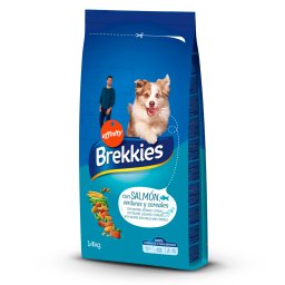 2x14kg Brekkies Dog met Zalm Hondenvoer