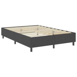vidaXL Boxspringframe stof grijs 160x200 cm
