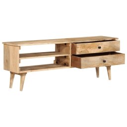 vidaXL Tv-meubel 140x30x50 cm massief mangohout