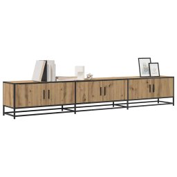 vidaXL TV Eenheden 240 x 35 x 41 cm Artisan Eiken Bewerkt hout