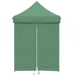 vidaXL Partytent inklapbaar pop-up met 4 zijwanden groen