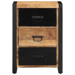 vidaXL Ladekast 50x35x70 cm massief ruw mangohout