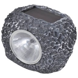 vidaXL Outdoor Spotlight solar LED 12 st steenvormig