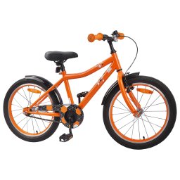 vidaXL Kinderfiets 18 Inch voor 5-7 jaar Oranje