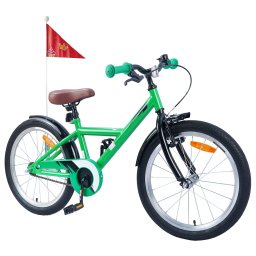 vidaXL Kinderfiets 18 Inch voor 5-7 jaar Groen