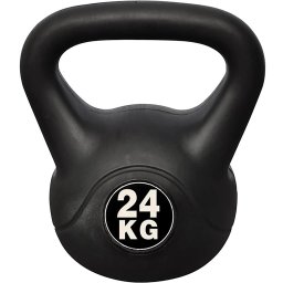 vidaXL Kettlebell met kunststof mantel 24kg