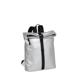 New Rebels Mart Los Angeles Metallic Zilver 7L Rolltop Rugzak Waterafstotend