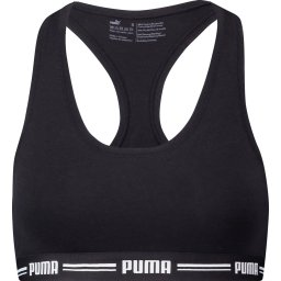 Puma - Maat S - Iconic Racerback Bra - Racerback Sport Beha Zwart