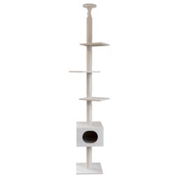 Kerbl Pet krabpaal Ferdi, wit - wit