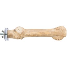 TRIXIE ZITSTOK MET SCHROEFBEVESTIGING KOFFIEHOUT 20 CM DIA 2-3 CM