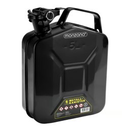 Metalen jerrycan Zwart 5 liter