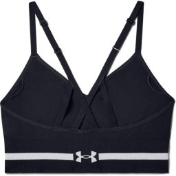 Under Armour - Maat XL - UA Seamless Low Long Bra Dames Sportbeha - Zwart