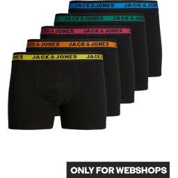 JACK&JONES Maat 3XL PLUS JACJOSH TRUNKS 5 PACK PLS Heren Onderbroek US1XL