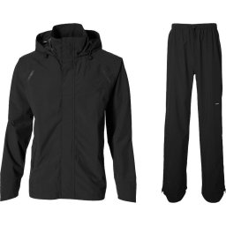 Basil - Maat L Hoga Regenpak Unisex - Zwart
