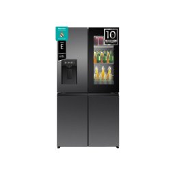 Hisense RQ600P7SKE Amerikaanse koelkast Zwart