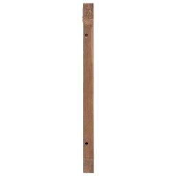 vidaXL Bed Hoofdbord Naturel Massief Teakhout
