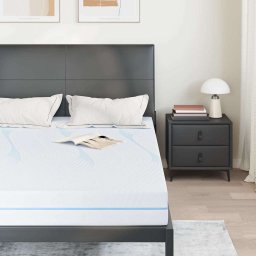 vidaXL Matras Medium stevig 140 x 190 cm Wit