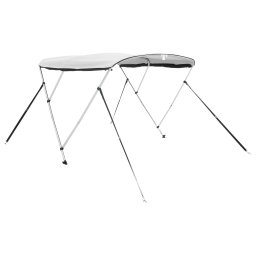 vidaXL Biminitop 3 bogen met mesh zijwanden 183x(185-198)x137 cm