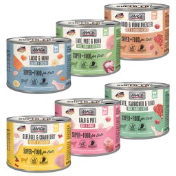 MAC's Cat Kattenvoer Probeerpakket - Voordeelpakket: 24 x 200 g Mix (6 Soorten)