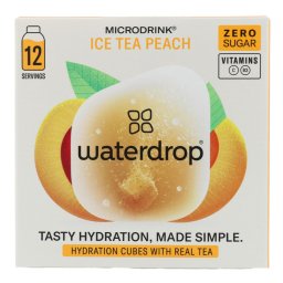 Waterdrop Ice Tea Peach Microdrink Vitamin Hydration Cubes