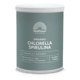 Mattisson HealthStyle Organic Chlorella Spirulina Poeder
