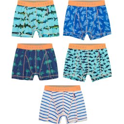 BoxershortMaat 116/122 5-pack Blue - Blue - Claesen's®