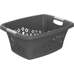 Rotho Design Flowers Wasmand 25L Antraciet