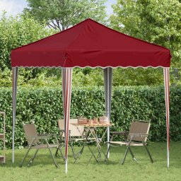 vidaXL Pop-up partytent 195 x 195 x 245 cm Bordeauxrood Oxford Stof