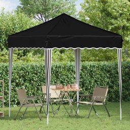 vidaXL Pop-up partytent 195 x 195 x 245 cm Zwart Oxford Stof